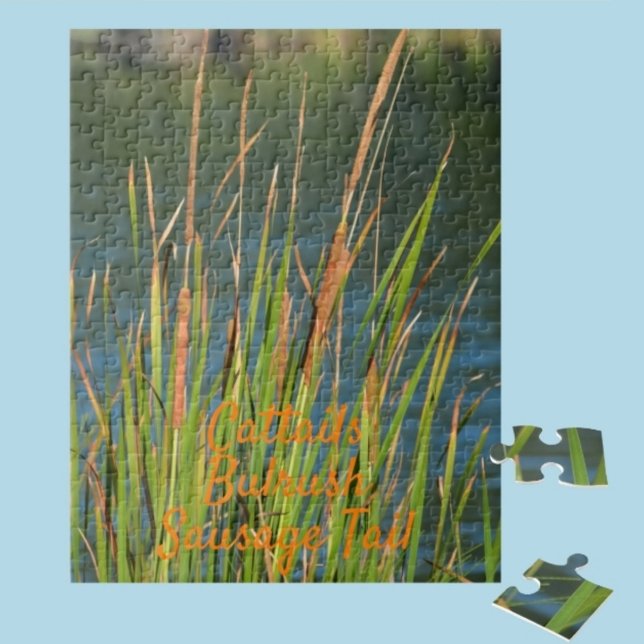 Bulrush Cattails am Wasser Puzzle (Von Creator hochgeladen)