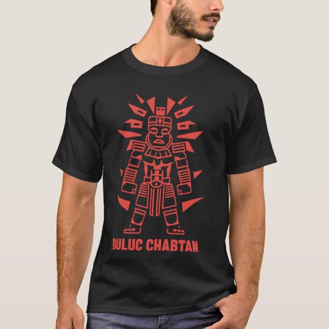 Buluc Chabtan Maya God Maythology T-Shirt (Vorderseite)