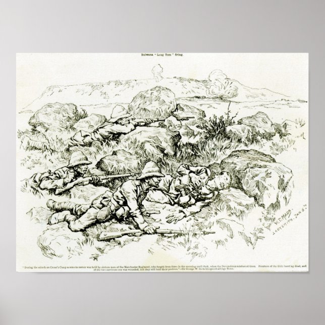 Bulwana "Long Tom" Firing Poster (Vorne)