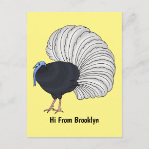 Bulwers faszinierende Cartoon-Abbildung Postkarte