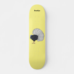 Bulwers faszinierende Cartoon-Abbildung Skateboard
