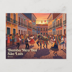 Bumba Meu Boi Festival Brasilien Postkarte