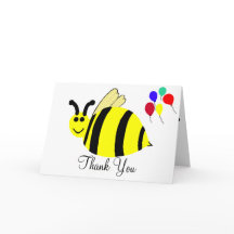 Bumble Bee Baby Geburtstag Vielen Dank Karten