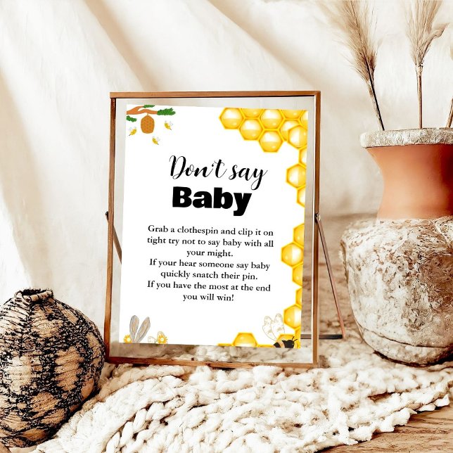 Bumble Bee 'don't say baby' Party Poster (Von Creator hochgeladen)