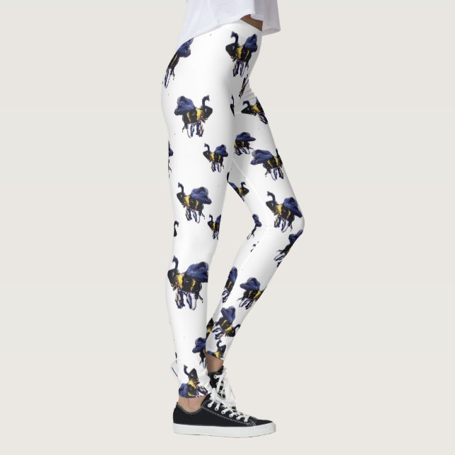 Bumble Bee Maureen Girard Wings Buzz Spring Leggings (Rechts)