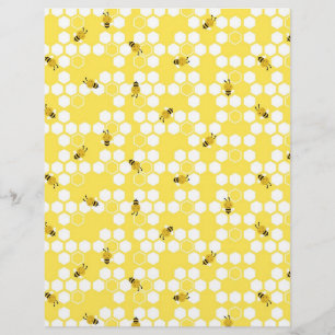 Bumble Bee Scrapbook Papier beidseitig