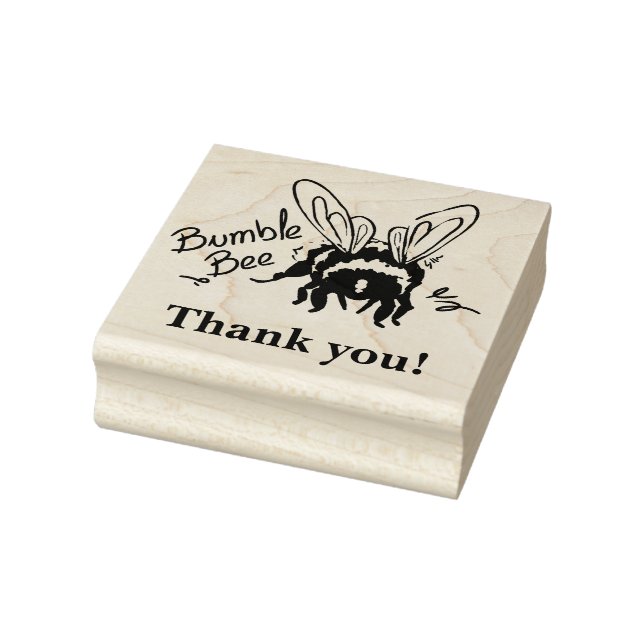 Bumble Bee thank you! Gummistempel (Stempel)