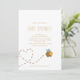 BUMBLE BIE MODERN MINIMAL BABY SPRINKLE | EINLADUNG