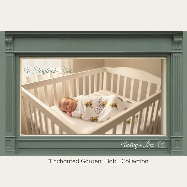 Bumblebee Baby Blanket | Whimsical Nature Nursery  Fleecedecke (Von Creator hochgeladen)