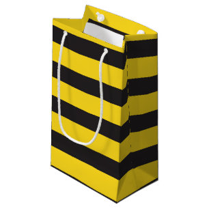 Bumblebee Black Yellow Horizontal Lines Bumble Bee Kleine Geschenktüte