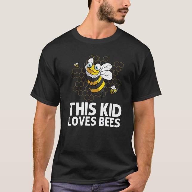 Bumblebee For Kids Boys Girls Apiarist Bee T-Shirt (Vorderseite)