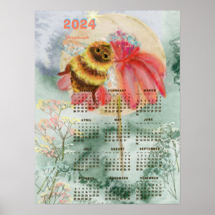 Bumblebee Kalender Größeres Poster
