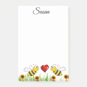 Bumblebee nach der Abgabe Post-it Klebezettel