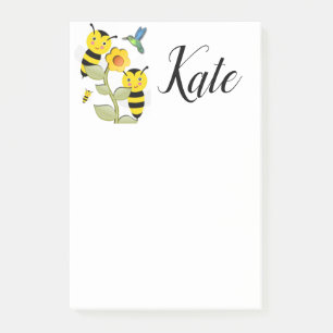 Bumblebee nach der Abgabe Post-it Klebezettel