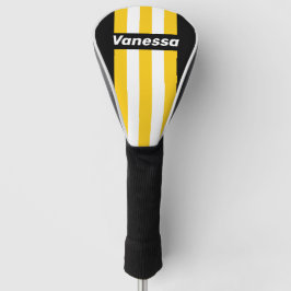 Bumblebee Nostalgic Pin Stripes with Name Golf Headcover