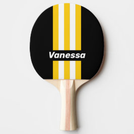 Bumblebee Nostalgic Pin Stripes with Name Tischtennis Schläger