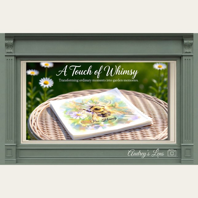 Bumblebee Nursery | Whimsischer Garten Serviette (Von Creator hochgeladen)