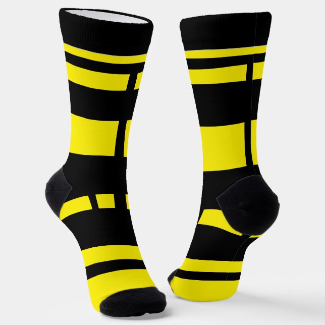 Bumblebee socks socken (Gewinkelt)