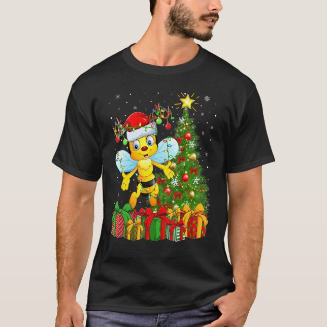 Bumblebee   Xmas Holiday Santa Bumblebee Christmas T-Shirt (Vorderseite)