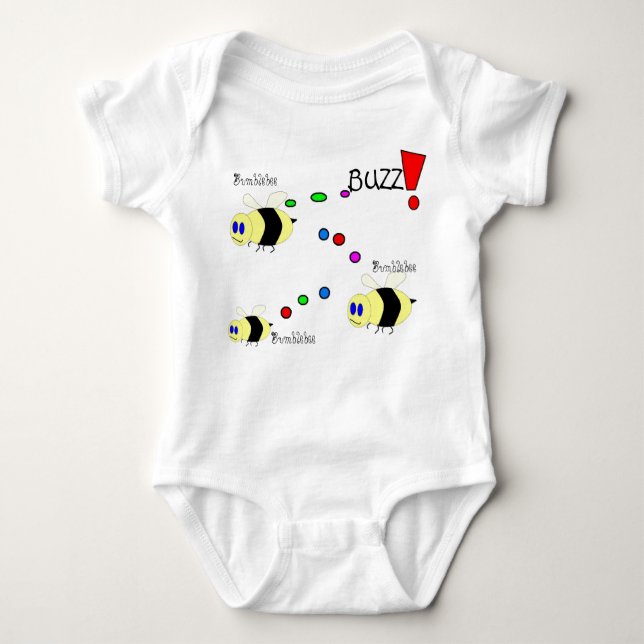 Bumblebeez Baby Strampler (Vorderseite)
