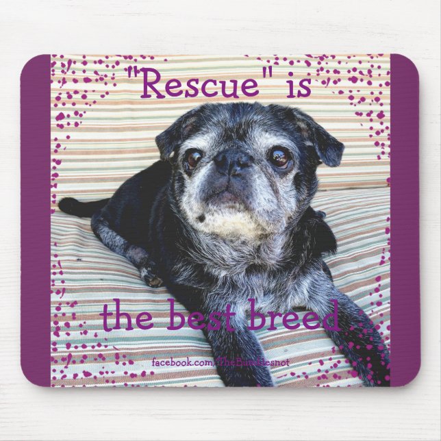 Bumblesnot Mousepad: Rettung ist die beste Zucht Mousepad (Vorne)