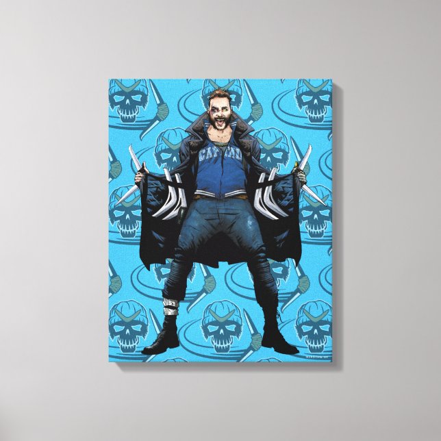 Bumerang-Comic-Buch-Kunst der Selbstmord-Gruppe-| Leinwanddruck (Vorderseite)