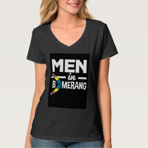 Bumerang Grafik Bumerang Spieler Bumerang Wurf T-Shirt