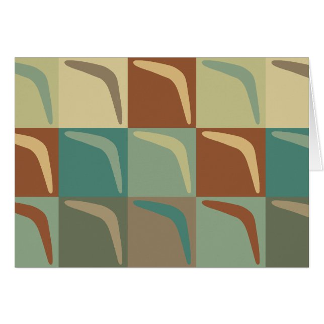 Bumerang-Pop-Kunst (Vorderseite (Horizontal))