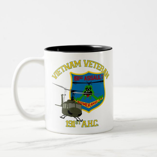 Bumerangs Vietnam (Ver 1) Zweifarbige Tasse (Links)
