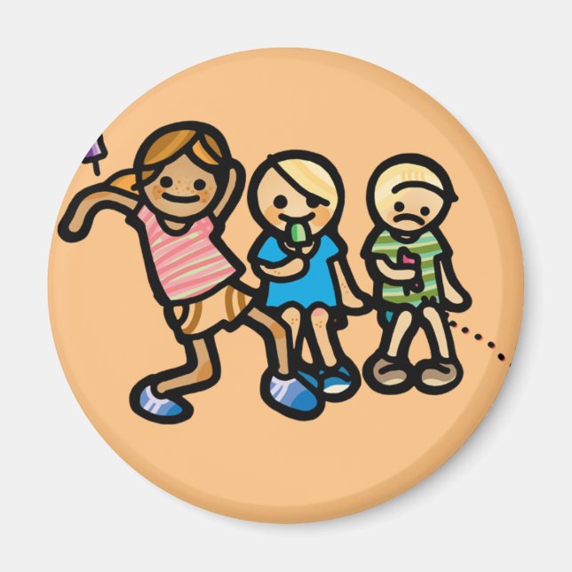 Bummin' um Knopf. Magnet (Vorne)