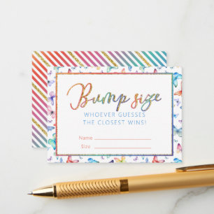 Bump Baby Shooting Game Activity Begleitkarte