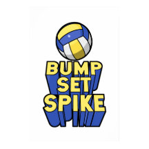 Bump Set Spike Volleyball
