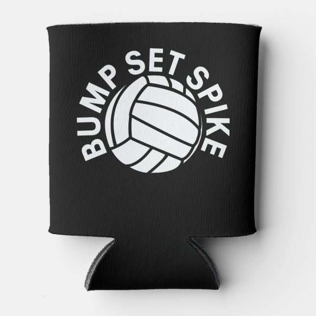 Bump-Set-Spike-Volleyballmannschaft Dosenkühler (Vorderseite)