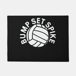 Bump-Set-Spike-Volleyballmannschaft Fußmatte