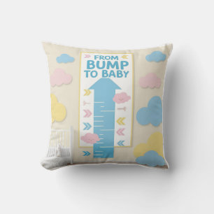 Bump to Baby Growth Tour Chart Kissen