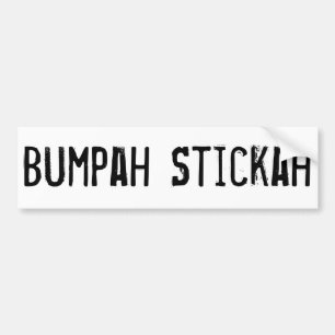 Bumpah Stickah, der Autoaufkleber