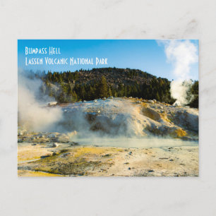 Bumpass Hell - Lassen Volcanic National Park Postkarte