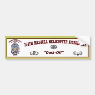 Bumper.Sticker_254th_Dust-off Autoaufkleber