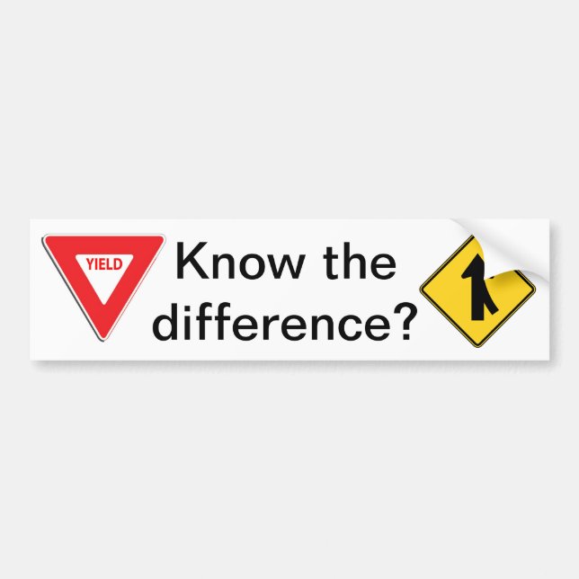 Bumper Sticker Autoaufkleber (Vorne)