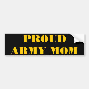 Bumper Sticker Proud Army Mom Autoaufkleber
