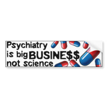 Bumperstick Wissenschaft des Psychiatrie-großen