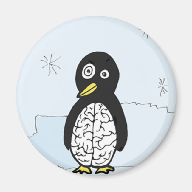 Bumpy Brains Penguin Magnet (Vorne)