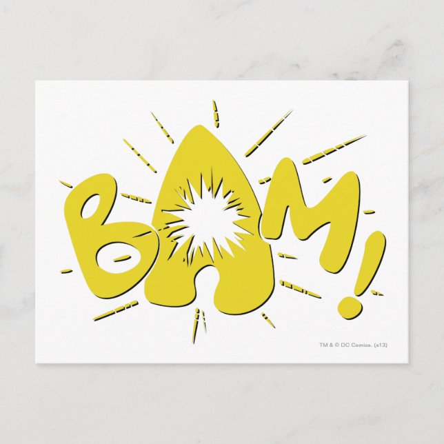 BUMS! POSTKARTE (Vorderseite)