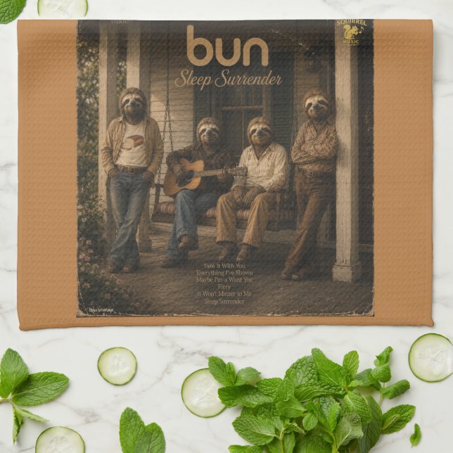 Bun Album: eine Parodie Geschirrtuch (Gefaltet)