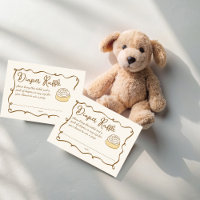 Bun im Ofen-Baby-Shower-Windel-Raffle