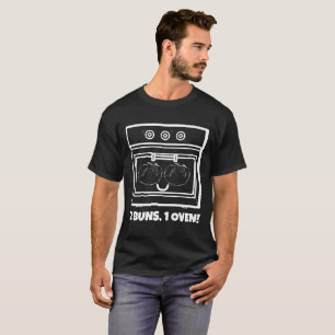 Bun im Ofen-Geschenk 2 Brötchen 1 Ofen Schwanger T-Shirt