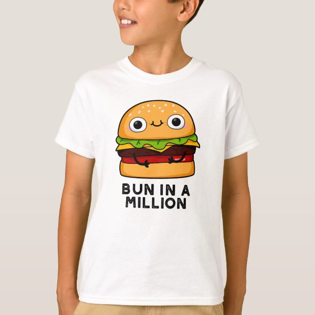 Bun in einer Million lustiger Burger Puppe T-Shirt (Vorderseite)