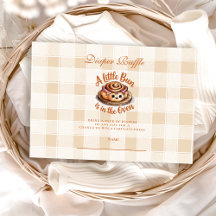 Bun in Oven Baby Shower Diapper Raffle