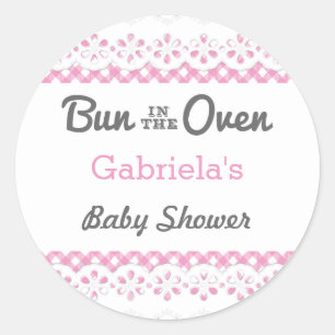 Bun in Oven Baby Shower Fevor Aufkleber