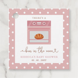 Bun in Oven Pink Baby Girl Babydusche Geschenkanhänger